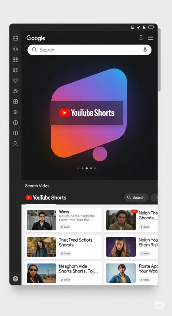 YouTube Shorts w wynikach wyszukiwania