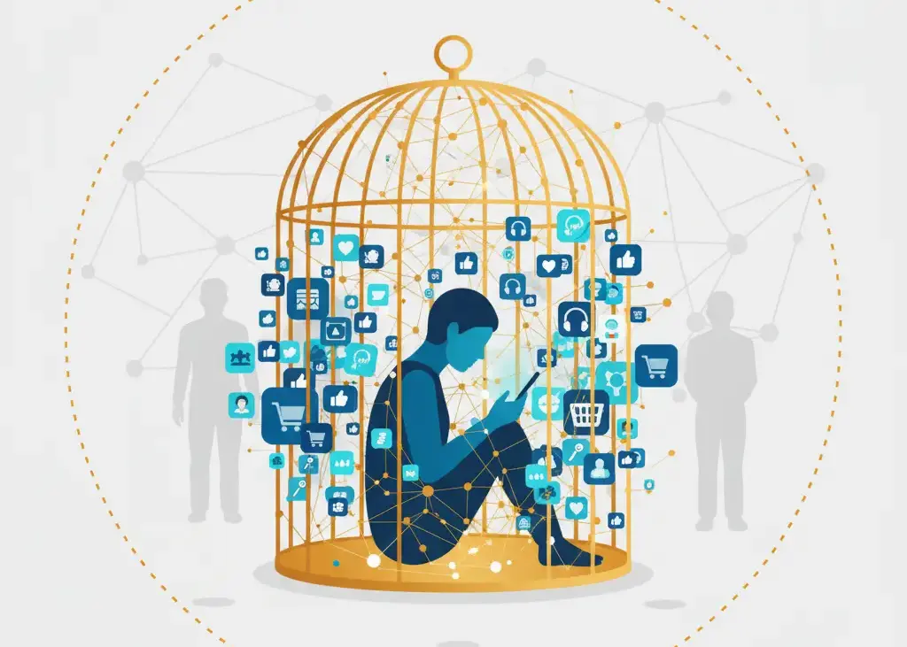 wpływ algorytmów na samotność